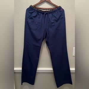 Medium Navy Heart Soul Scrub Pants